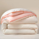 Axyaa All Season Soybean Fiber Duvet Insert with Mix Color Jacquard, Fluffy & Soft