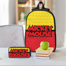 Axyaa Mickey Mouse Minnie School Bags Set for Kids with Lunch Box & Pen Bag