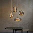 Axyaa Glass Art Master Bedroom Pendant Light Bar Counter Hanging Lamp