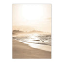 Axyaa Sunset Lake Canvas Wall Art - Nordic Scenery Print for Home Decor
