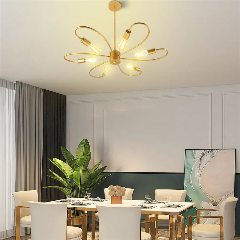 Axyaa Branches Chandelier LED Pendant Lamp for Modern Indoor Lighting