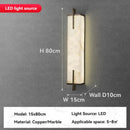 Axyaa Brass Strip Wall Lamp for Bedroom Mirror Hallway Decor