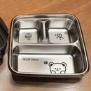 Axyaa 304 Stainless Steel Lunch Box, Leak-proof Bento Box for Students & Adults
