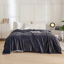 Axyaa Pineapple Plaid Fleece Sofa Blanket for Office, Travel, and Home
