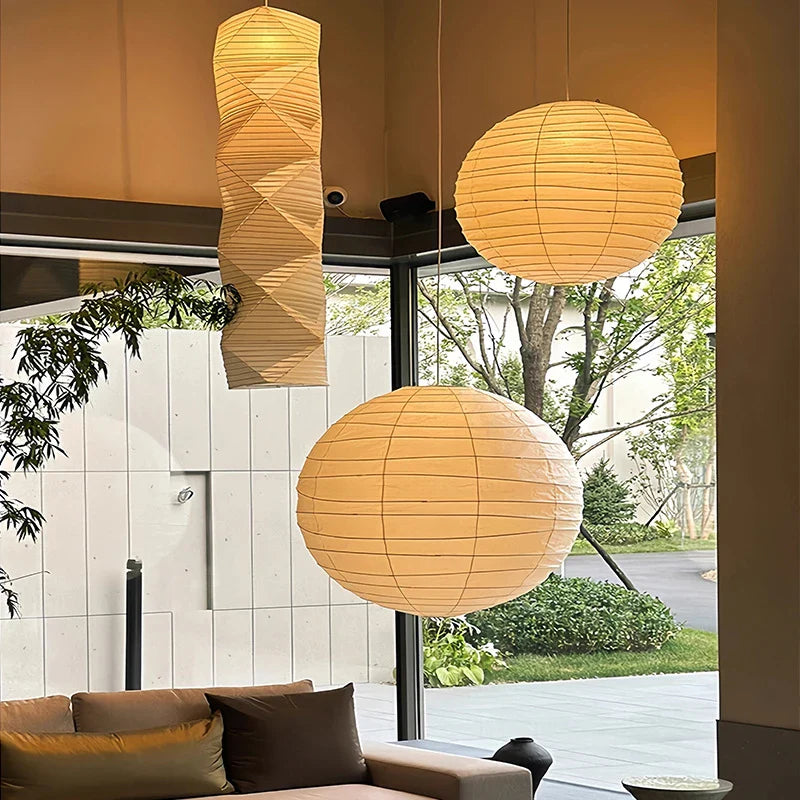 Axyaa Wabi-sabi LED Pendant Lamp - Interior Lighting for Bedroom, Living Room, and Dining Table