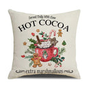 Axyaa Christmas Pine Branch Wreath Pillowcases 45x45 cm