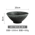 Axyaa Large Ramen Bowl, Japanese Style Ceramic Soup Bowl, Creative Tableware