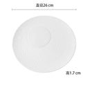 Axyaa White Ceramic Dinner Plate Set for Restaurants: Main Dish, Steak, Sushi & More