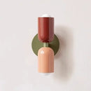 Axyaa Nordic LED Wall Lamp: Simple Macaron Design for Bedroom, Living Room Lighting