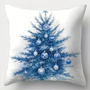 Axyaa Blue Gift Box Stove Pillowcase - Home Room Decor & Sofa Cushion Cover