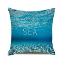 Axyaa Ocean Harmony Fall Pattern Cushion Cover for Sofa Bedroom Car