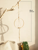 Axyaa Macrame Air Hanging Planter Flower Pots - Boho Home Decor Basket