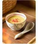 Axyaa Ceramic Rice Seasoning Soup Bowl Small Household Tableware
