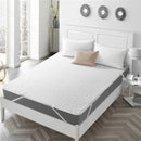 Axyaa Waterproof Quilted Bed Pad: Non-slip, Skin-friendly Protector for Elderly & Children