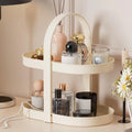 Axyaa Desktop Cosmetics Shelf with Handle, Organiser for Dresser and Bathroom