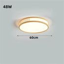 Axyaa Japanese Style Wood Ceiling Lamp - Modern Living Room Bedroom Lighting
