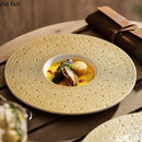 Axya Ceramic Dinner Plates Set in Solid Colors for Restaurant Style Dining