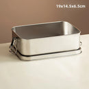 Axyaa Stainless Steel Insulated Square Lunch Box with Freshness Control