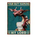 Axyaa Funny Butt Napkins Poster for Home Hotel Cafe Decor