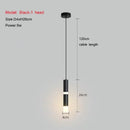 Axyaa Modern LED Tube Chandelier for Bedroom and Living Room