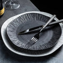 Axyaa Matte Ceramic Steak Plate Pasta Sushi Salad Molecular Cuisine Tableware