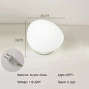Axyaa Cobblestone Table Lamp: Modern Minimalist LED Lighting for Living Room and Bedroom