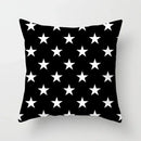 Geometric Black Yellow Cushion Covers - Axyaa Modern 18" Throw Pillow Case
