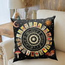 Axyaa Astrology Tarot Throw Pillow Cover for Sofa Bedroom Car
