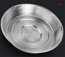 Axya Stainless Steel Pan Lid for Grease Filter Woks, Pots - Universal Kitchen Cookware