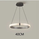 Axyaa Nordic LED Ring Pendant Lamp for Luxury Atmosphere in Living Room