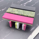Axya Natural Agate Knife Sharpening Stone - Double-Sided Diamond Grinding Whetstone