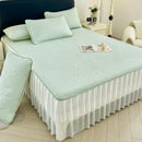 Axyaa Cartoon Jacquard Ice Doudou Soft Mat Three-piece Set