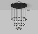 Axyaa Pendant Light: Modern LED Chandelier for Indoor Dining Room Lighting