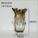 Axyaa Elegant Glass Vase for Flower Arrangement and Hydroponics