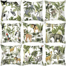 Axyaa Tropical Jungle Animals Pillowcases 45x45 cm Home Decor Sofa Cushion Cover