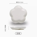 Axyaa Petal Dim Sum Dish - Luxury Small Cake Plate for Afternoon Tea