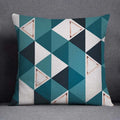Axyaa Dark Green Floral Animal Pattern Pillow Case for Modern Home Decor