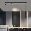 Axyaa Minimalist Long Strip Dining Chandelier