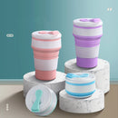 Axyaa Silicone Collapsible Camping Cup 350ml/500ml - Portable & Durable Mug