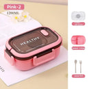 Axyaa 3 Grid Fruit Cartoon Lunch Box for Kids, Multi-function Organizer