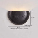 Axyaa Black Travertine LED Wall Lamps - Vintage Indoor Lighting Fixture