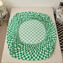 Axyaa Solid Color Cotton Fitted Bed Sheet for Single Double King Queen Bed