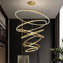 Axyaa Hall, Dining, Staircase Chandelier - Indoor Ceiling Lights & Lighting Fixtures