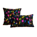 Axyaa Halloween Gilded Pillowcase Cojines, Colorful Sofa Cushion Cover