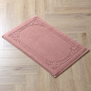 Axyaa Hotel Cotton Bath Mats in White, Red, Blue - High Quality, Thicken Design