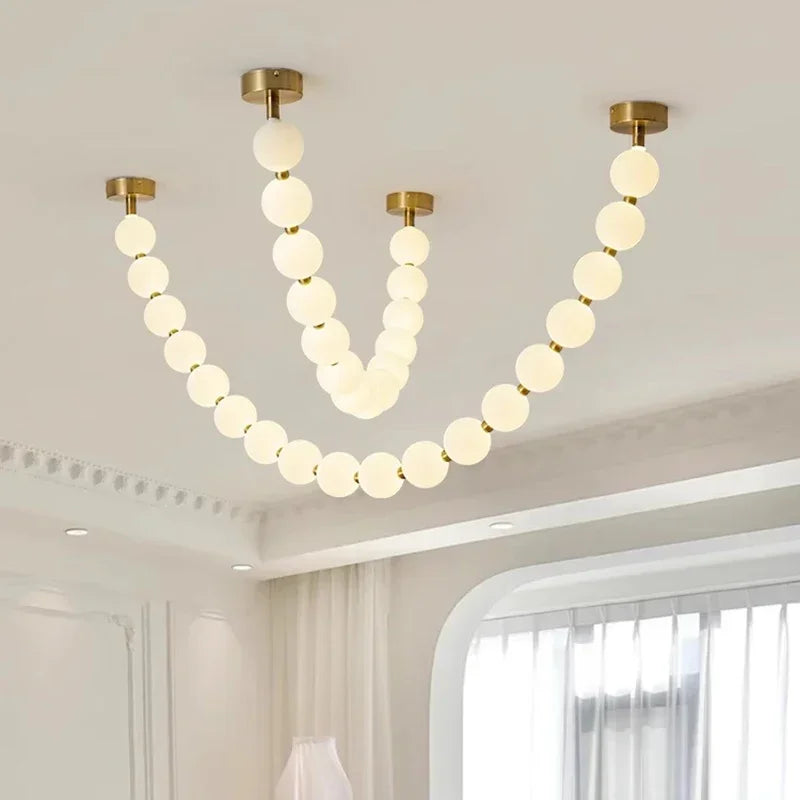 Axyaa Nordic LED Pendant Chandeliers for Modern Art Decor
