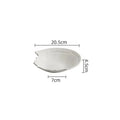 Axyaa Rock Patterned Ceramic Bowl for Molecular Cuisine and Tableware