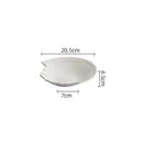 Axyaa Rock Patterned Ceramic Bowl for Molecular Cuisine and Tableware