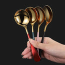 Axyaa Stainless Steel Long Handle Coffee Spoon