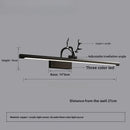 Axyaa Modern Brushed Gold LED Bathroom Vanity Light Fixture